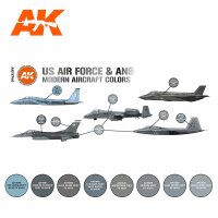 AK-11746-US-Air-Force-&-ANG-Modern-Aircraft-Colors-SET-(3rd-Generation)-(8x17mL)