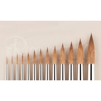 SERIES 8. PURE KOLINSKY SABLE POINTED ROUND 0
