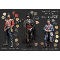 Hystorical Figures S. XVI-XVIII By Pepe Gallardo (18x17mL)