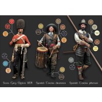 Hystorical Figures S. XVI-XVIII By Pepe Gallardo (18x17mL)