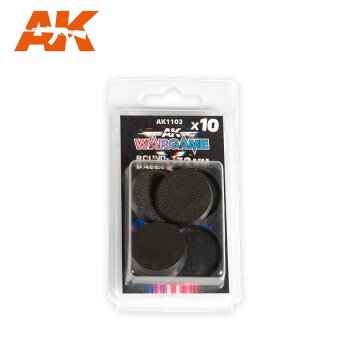 Plastik Wargame Bases. Rund Base 32mm (10x)