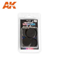 Plastik Wargame Bases. Rund Base 32mm (10x)