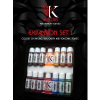 KIMERA Pure Pigments Expansion Set (14x30mL) Colors of Nature: skin, earth and seasonal tones