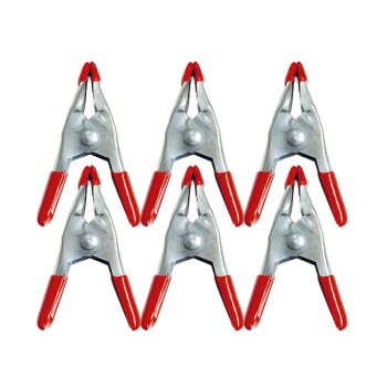 6 metal clamps 50 mm