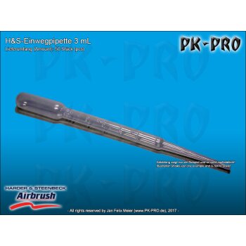 H&S-disposable pipette 3ml, 50 pcs.-[266097]