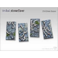 Tribal Stonefloor Bases - 25x50mm (4)