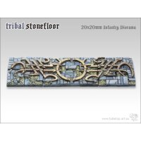 Tribal Stonefloor Bases - 20x20mm Diorama (14)