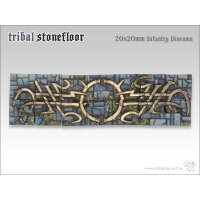 Tribal Stonefloor Bases - 20x20mm Diorama (14)