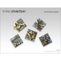 Tribal Stonefloor Bases - 20x20mm (5)