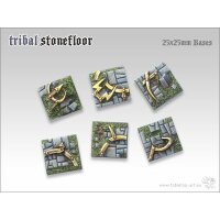 Tribal Stonefloor Bases - 25x25mm (5)