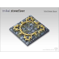 Tribal Stonefloor Bases - 50x50mm 1