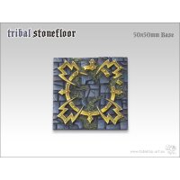 Tribal Stonefloor Bases - 50x50mm 1