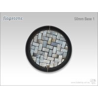 Flagstone Bases - 50mm Round Lip 1