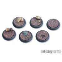 Pirate Ship Bases - 30mm Round Lip (5)