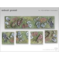 Undead Ground Bases - 40x40mm Diorama (4)