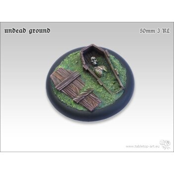 Undead Ground Bases - 50mm Round Lip 3