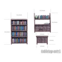 Bookshelfs and Commode Set (3)