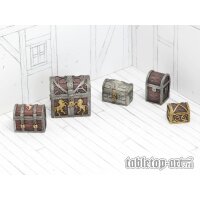 Travel Chests And Boxes - Set 1 (5)