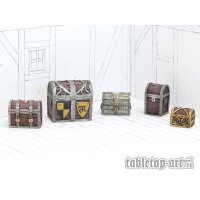 Travel Chests And Boxes - Set 1 (5)