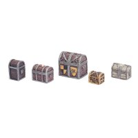 Travel Chests And Boxes - Set 1 (5)