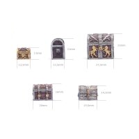 Travel Chests And Boxes - Set 1 (5)