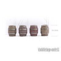 Wooden Barrels Set 3 - Big Barrels (4)