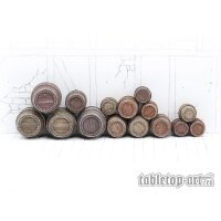 Wooden Barrels Set 4 - Mixed Sizes (15)