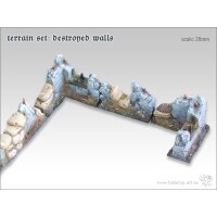 Destroyed Walls - Terrain Set (6)