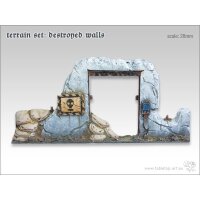 Destroyed Walls - Terrain Set (6)