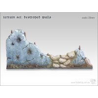 Destroyed Walls - Terrain Set (6)