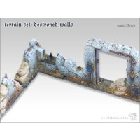Destroyed Walls - Terrain Set (6)