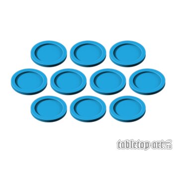 Skill and Squad Marker - 25mm Azure Blue (10)