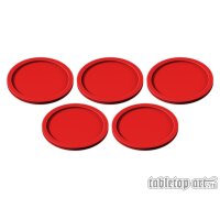 Skill and Squad Marker - 40mm Red (5)