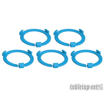 Squad Marker - 40mm Azure Blue (5)