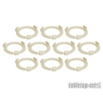 Squad Marker - 32mm Vanilla White (10)