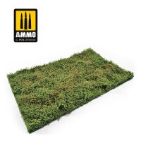 Wilderness Fields with bushes - early summer  - plastic plate 230mm x 130mm