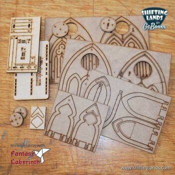 Click & Cut Archway template set - Nr. 2