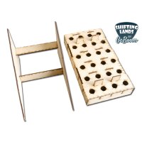 Half Rack - fits Pro Acryl Bottles (24 Bottles)