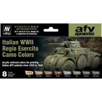 Italian WWII Regio Esercito Camo Colors (8x17mL)