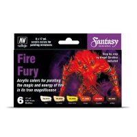 Vallejo Model Color Set Fire Fury (6x17mL)