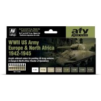 Model Air WWII US Army Europe & North Africa 1942-1945 (8x17mL)