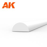 Half cane 3.00 x 350mm - STYRENE STRIP (3x)
