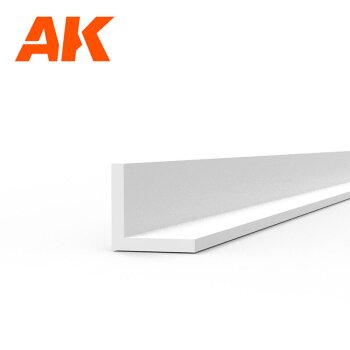 Angle 2.0 x 2.0 x 350mm - STYRENE STRIP (4x)