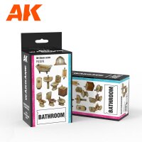 BATHROOM SET WARGAME (RESIN 30-35MM)