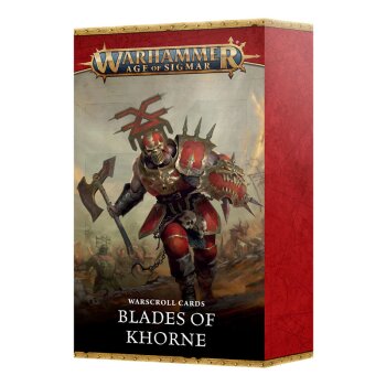 Warscroll Cards: Blades Of Khorne (English)