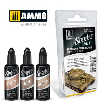 SHADER Set German Camouflage (3x10mL)