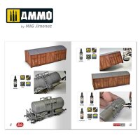 AMMO RAIL CENTER SOLUTION BOOK #01 - GERMAN TRAINS. All Weathering Products