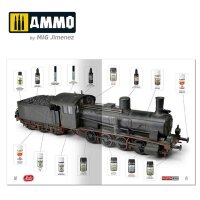 AMMO RAIL CENTER SOLUTION BOOK #01 - GERMAN TRAINS. All Weathering Products
