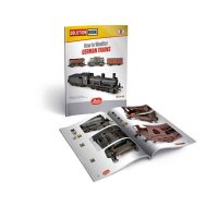 AMMO RAIL CENTER SOLUTION BOOK #01 - GERMAN TRAINS. All Weathering Products