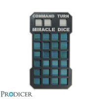Sci-Fi Miracle Dice Pro Dashboard (Blau-Grün )